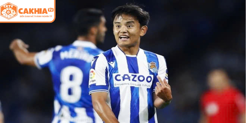 Takefusa Kubo Tài Năng Trẻ Nhật Bản Chinh Phục La Liga 3 Takefusa Kubo ăn mừng bàn thắng trong màu áo Real Sociedad